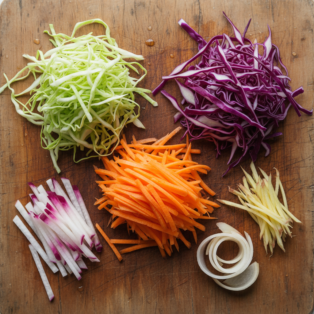 Shredded & Julienned